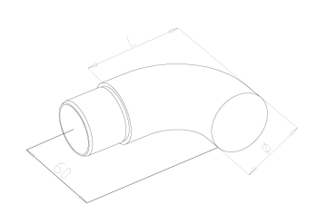 Return Ends - Model 0660 CAD Drawing